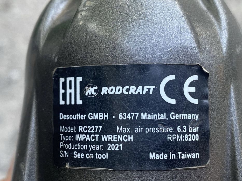 Гайковерт ударний Rodcraft