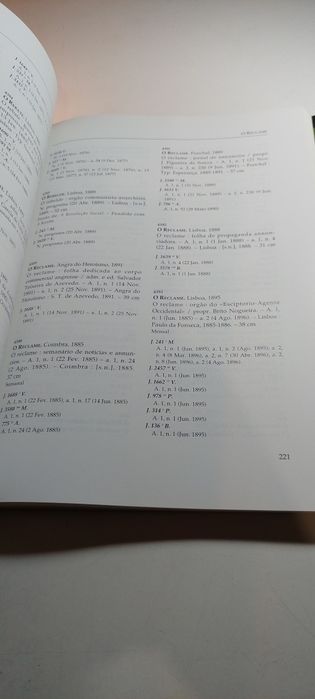 Jornais e Revistas Portuguesas do Século XIX (Bibliografias, 2 Vols)