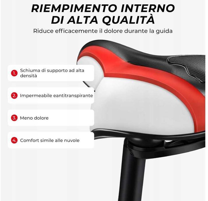 Ergonomiczne, żelowe siodełko rowerowe dla mężczyzn i kobiet YOUNGDO