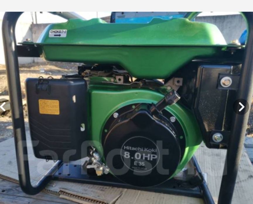 Однофазний (230 В) генератор Hitachi E35