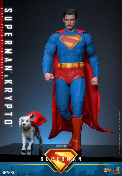 Фігурка 1/6 Hot Toys MMS 812 Superman 2025: Superman & Krypto