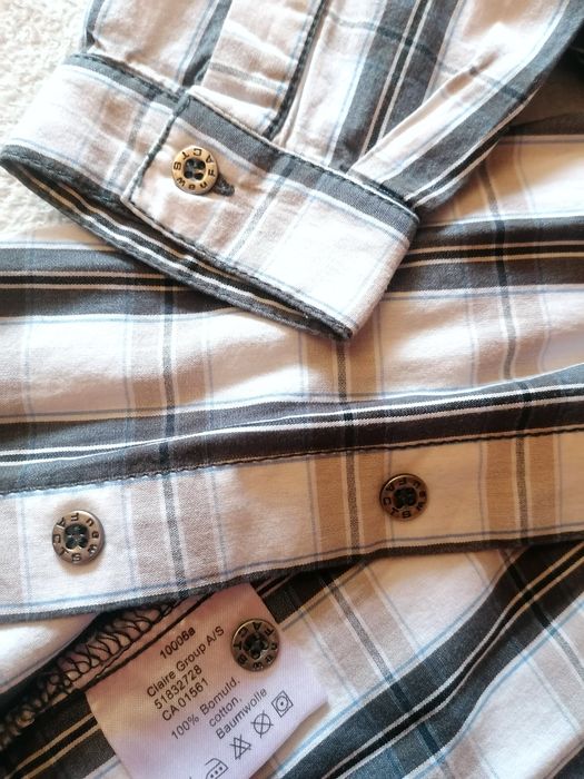 Elegancka koszula dla chłopca new FACTS Kids krata długi rękaw r. 98