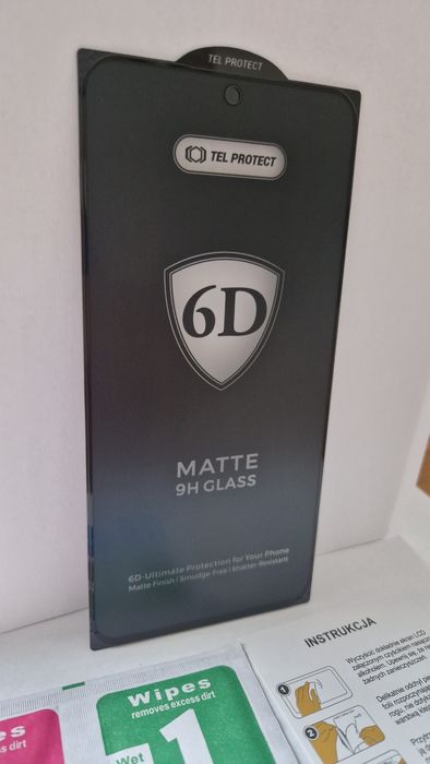 Hartowane szkło Full Glue 6D Matte do Samsung Galaxy A56 5G/S25 Fe