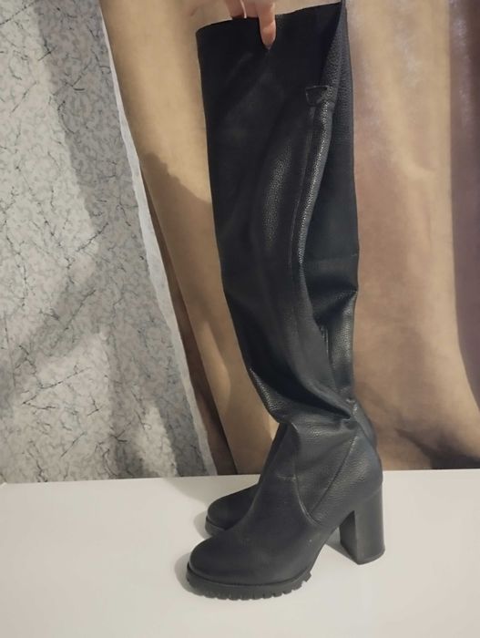 Продаю шкіряні осінні ботфорти