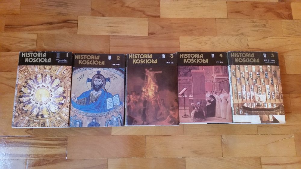 Historia Kościoła 5 tomów. Zaledwie 20zł za tom. Wyjątkowe wydanie