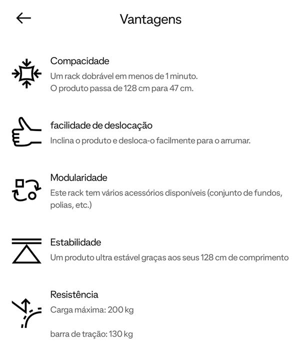 Rack 500 musculação Decathlon