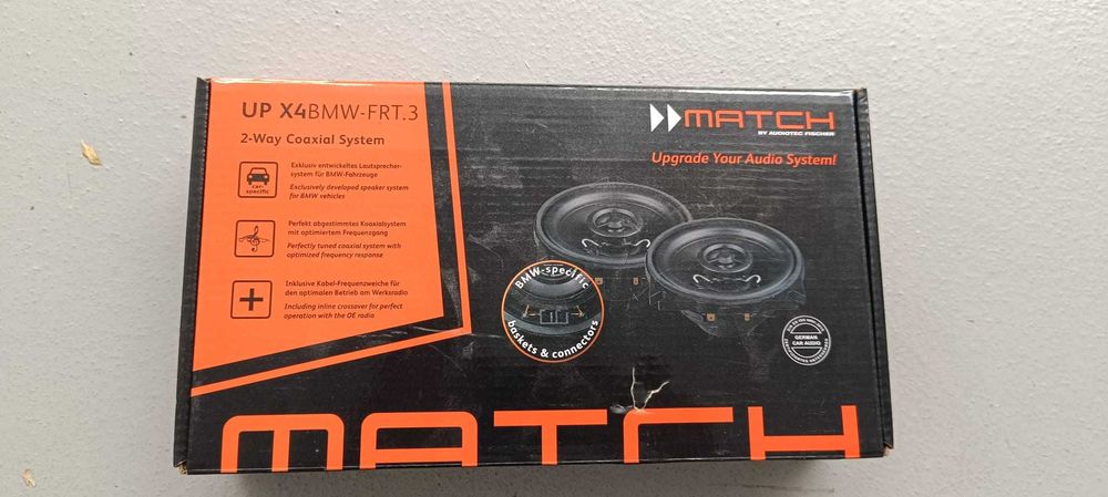 Zestaw Car Audio do BMW  – Focal Inside, MATCH UP 8DSP, Alpine SWE-815