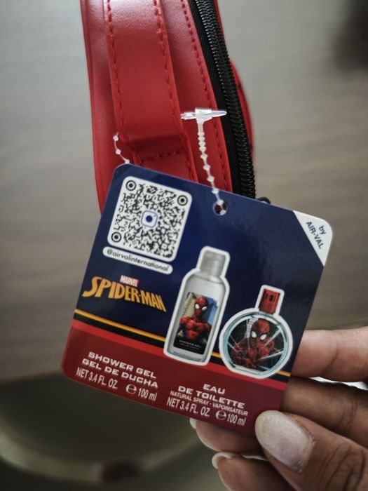 Bolsa Spiderman com perfume e gel de banho SELADA