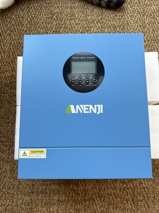 Інвертор із зарядним пристроєм ANJ-2000W-12V-WIFI (новий)