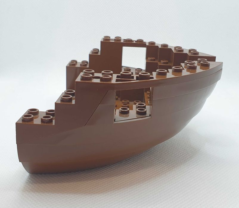 Lego 2556c03 kadłub statku 12x16x5 1/3 brązowy OLD Pirates