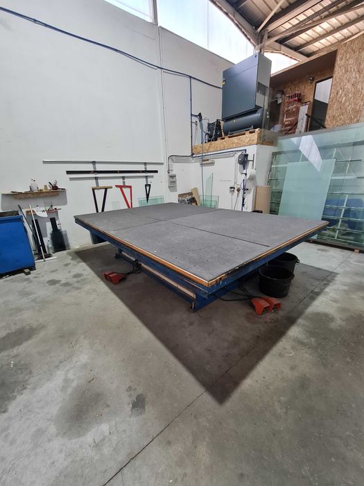 Mesa vidro para chapa de 2550x3210