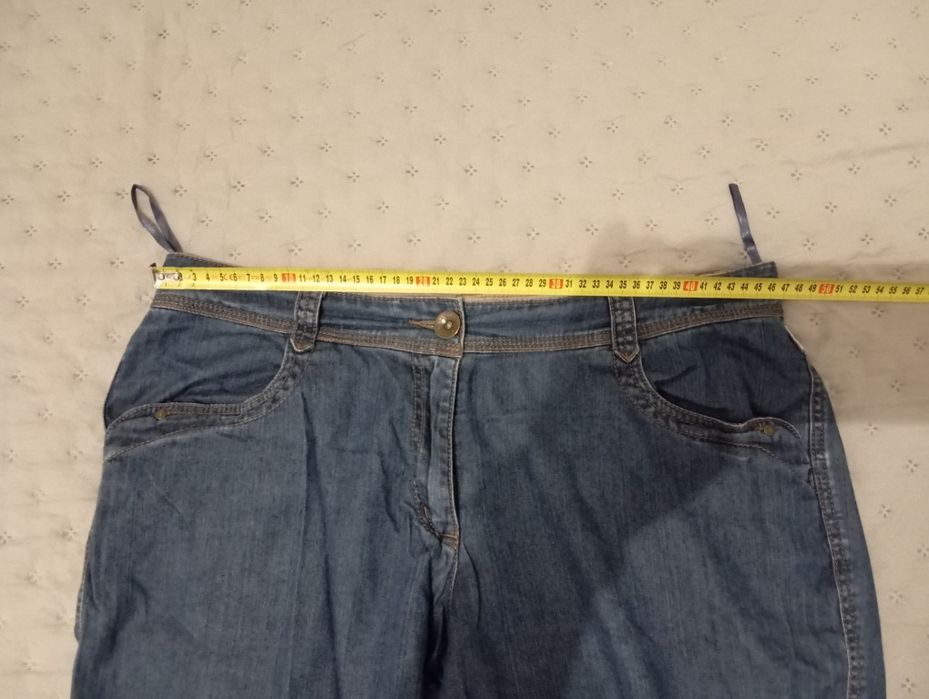 Spodnie rybaczki jeansowe Sandwich 44