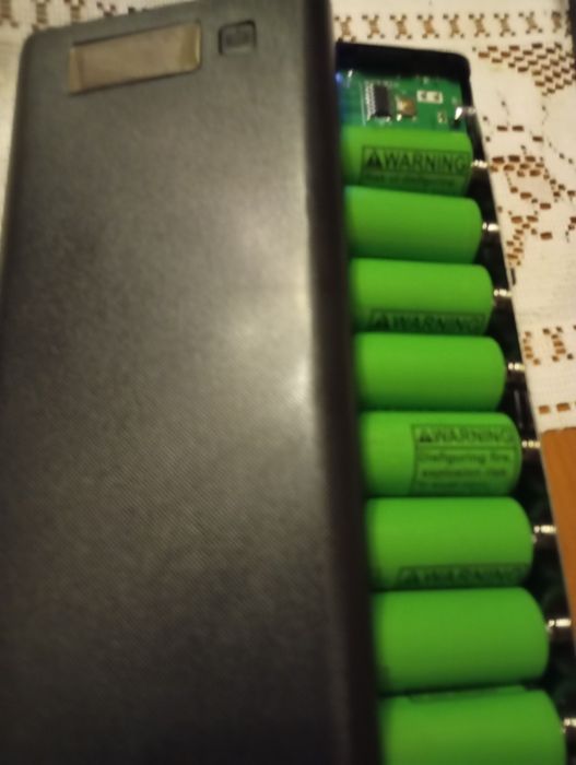 Корпус для PowerBank з ліхтариком 18650x8 ПоверБанк