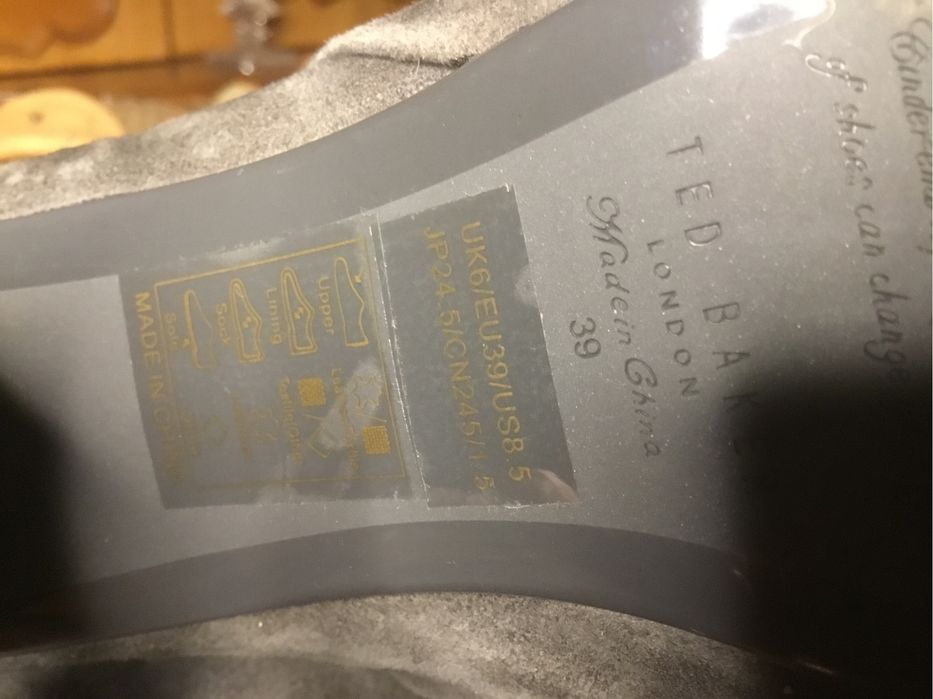 Ботинки ботильоны туфли Ted Baker 38 размер новые