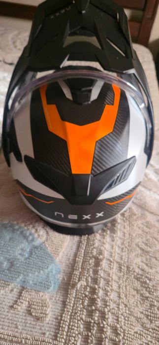 Capacete modular nexx carbono tamanho M