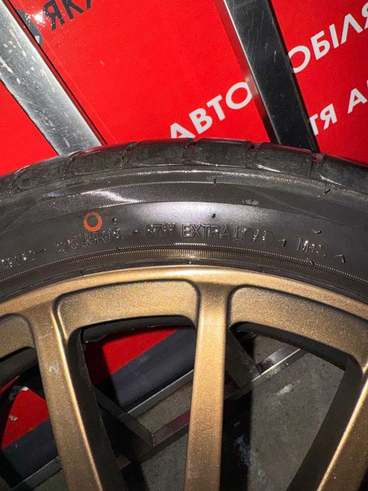 Диски ковані SLIK R16 з новою гумою літо / ET38 / 4x114.3 / DIA-67.1