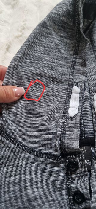 Bluzka chłopięca z kapturem 146/152