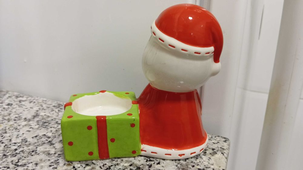 Porta Velas Pai Natal