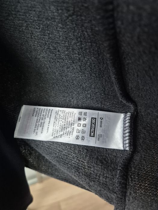 Szara męska bluza Decathlon Forclaz S używana