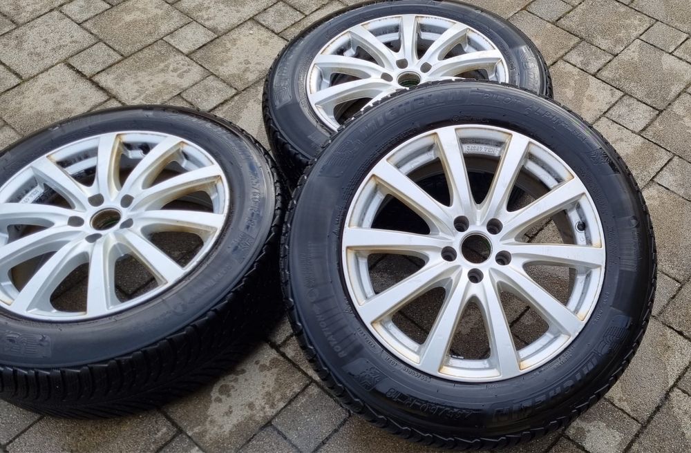Продам диски з резиною R18 5x112 Mercedes