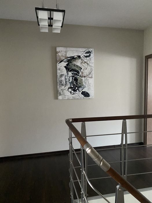 Duzy obraz olej na płótnie abstrakcja