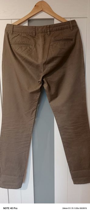 Spodnie Mango 40 chinosy bawełna khaki
