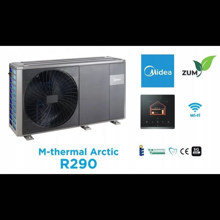 Pompa ciepła monoblok Midea M-Thermal ARCTIC V4WD2N7-E30 4kW/R290!