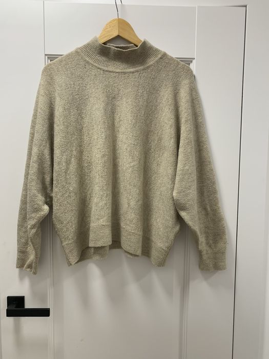 Oversizowy sweter H&M z wełną