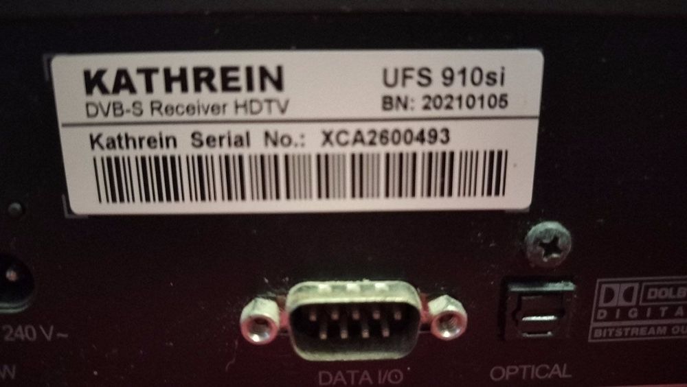 Супутниковий ресивер HDTV KATHREIN UFS 910SI