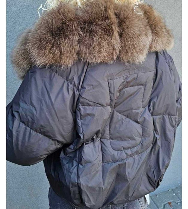 Kurtka zimowa z lisem premium