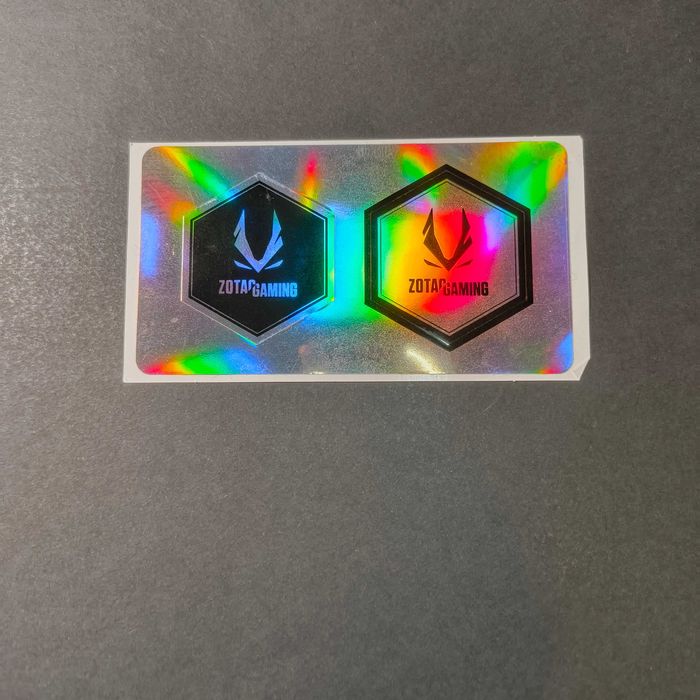 Autocolantes Zotac GPU Placa Gráfica