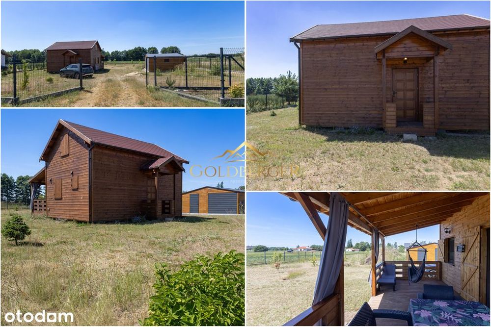 Drewniany dom całoroczny | 74 m² | Działka 1 199 m