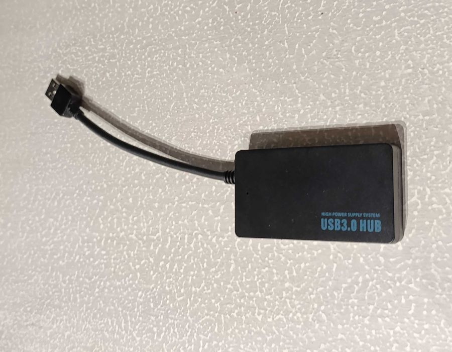 Extensão USB 3.0 HUB de 1 para 4 portas - Alta potência  - Nova
