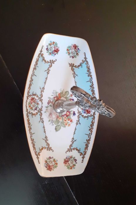 Fruteira Limoges pintada à mão423055395810201602