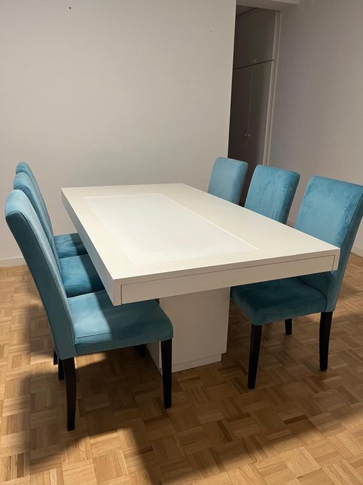 Sofa longo 6 lugares com chase
