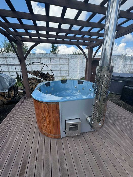 Вулична купель. SPA-купель для відпочинку. Банний чан  з підігрівом.