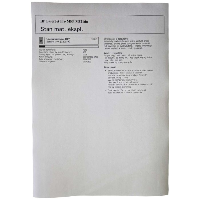 (994) Urządzenie wielofunkcyjne HP MFP M512DN