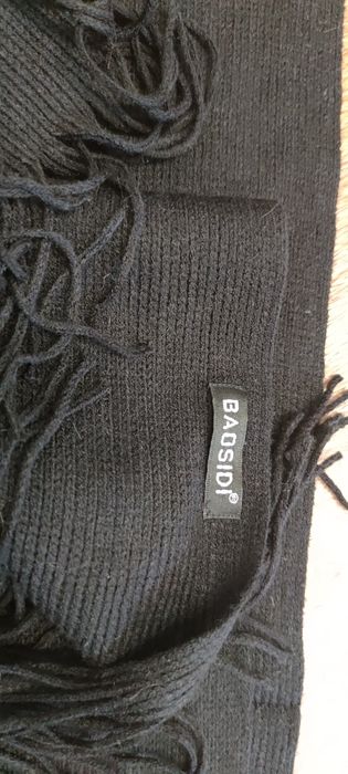 Шарф черный Baosidi