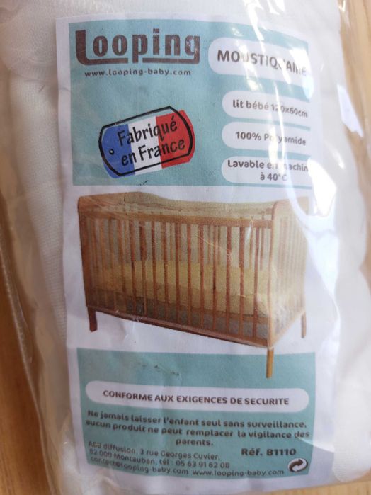 Rede  Mosquiteira - Berço Bebé. NOVO