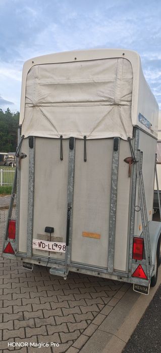 Przyczepa do przewozu koni 1350 dmc 2004r sprawna bucmanka