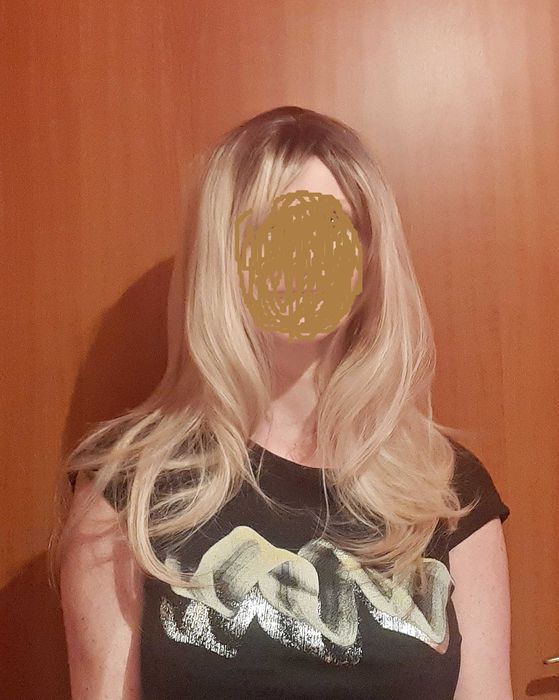 Peruka blond długa NOWA