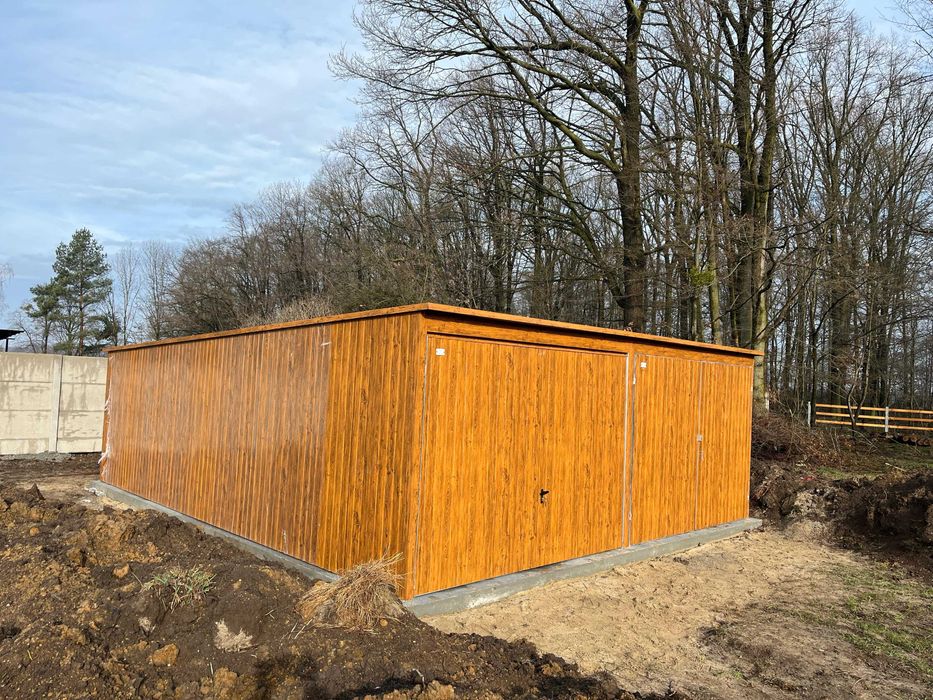 Garaż blaszany blaszak 6x6