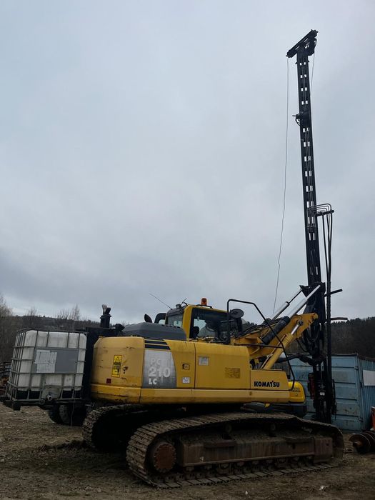 Komatsu PC210  Wiertnica Palownica