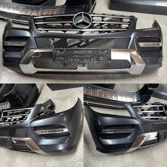 Бампер передній Mercedes GLE  W166 колір 755