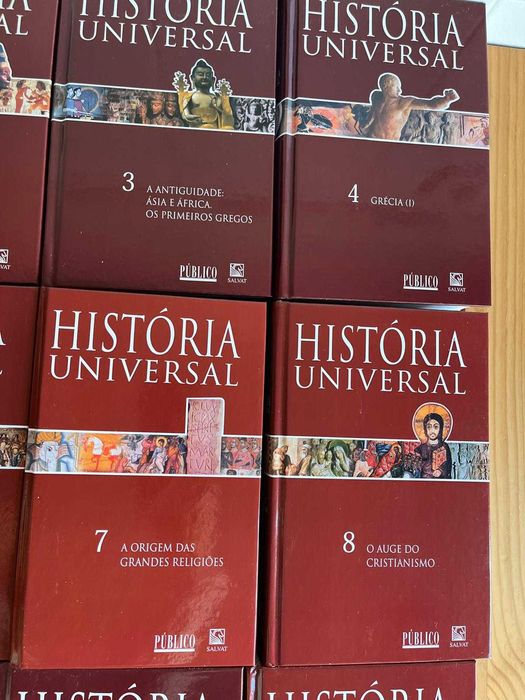 Coleção de 20 livros de História Nacional e Internacional