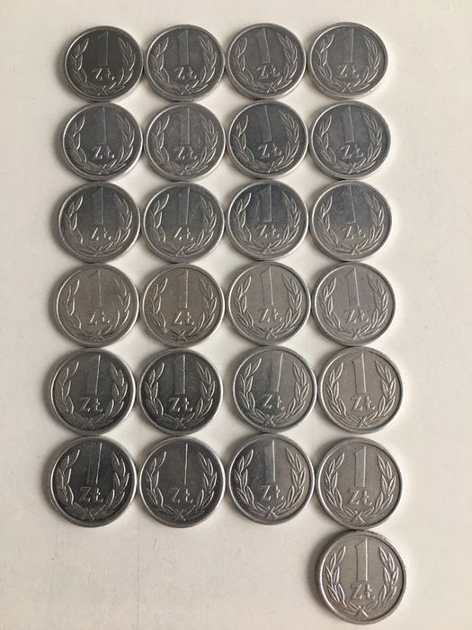Moneta 1 zł. 25 szt. z 1989 roku