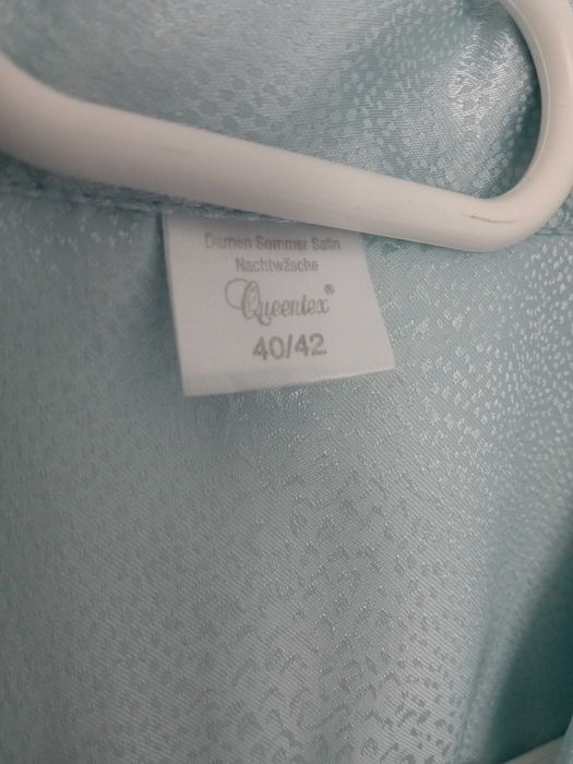Queentex długa satynowa bluza do spania damska r 40/42