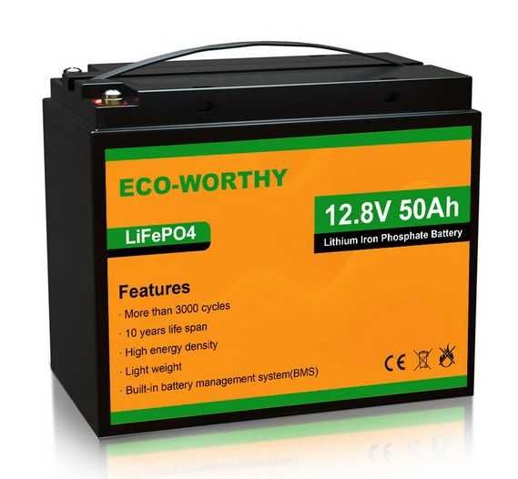 Bateria litio LifePO4 12AH a 280AH 12V/24V/48V BMS, Bluetooth, Solar