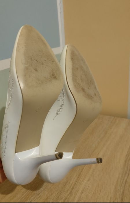 Туфли свадебные белые