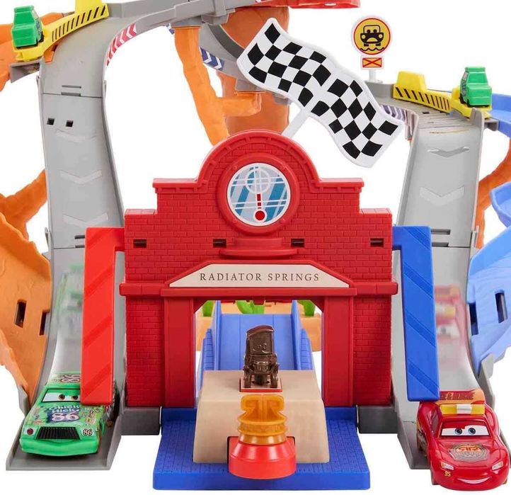 Трек Дісней Тачки Рятувальна Гоночна Траса Disney Pixar Cars Lightning Rescue Road Raceway Mattel JFL57